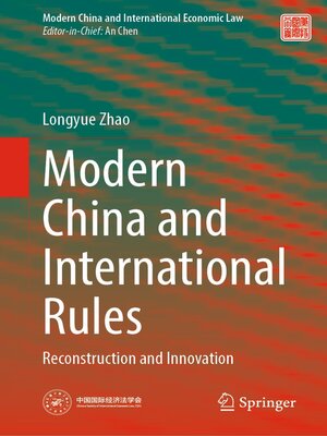 cover image of Modern China and International Rules